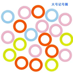 100pcs/Pack Round Marking Circles Crochet Stitch DIY Craft Tool Knitting Marker Marking Ring acesorios de costura Color Random