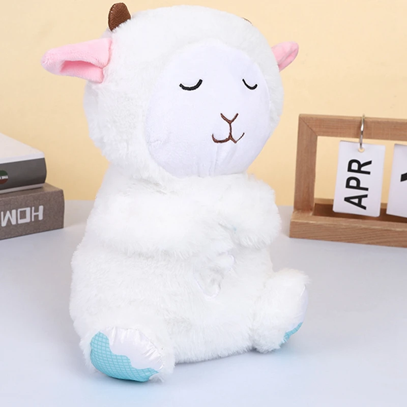 Sueño respirable y compañero de juego, juguete de peluche Musical para bebé con sonido ligero, regalos sensoriales cómodos para bebé para recién nacidos, fácil instalación