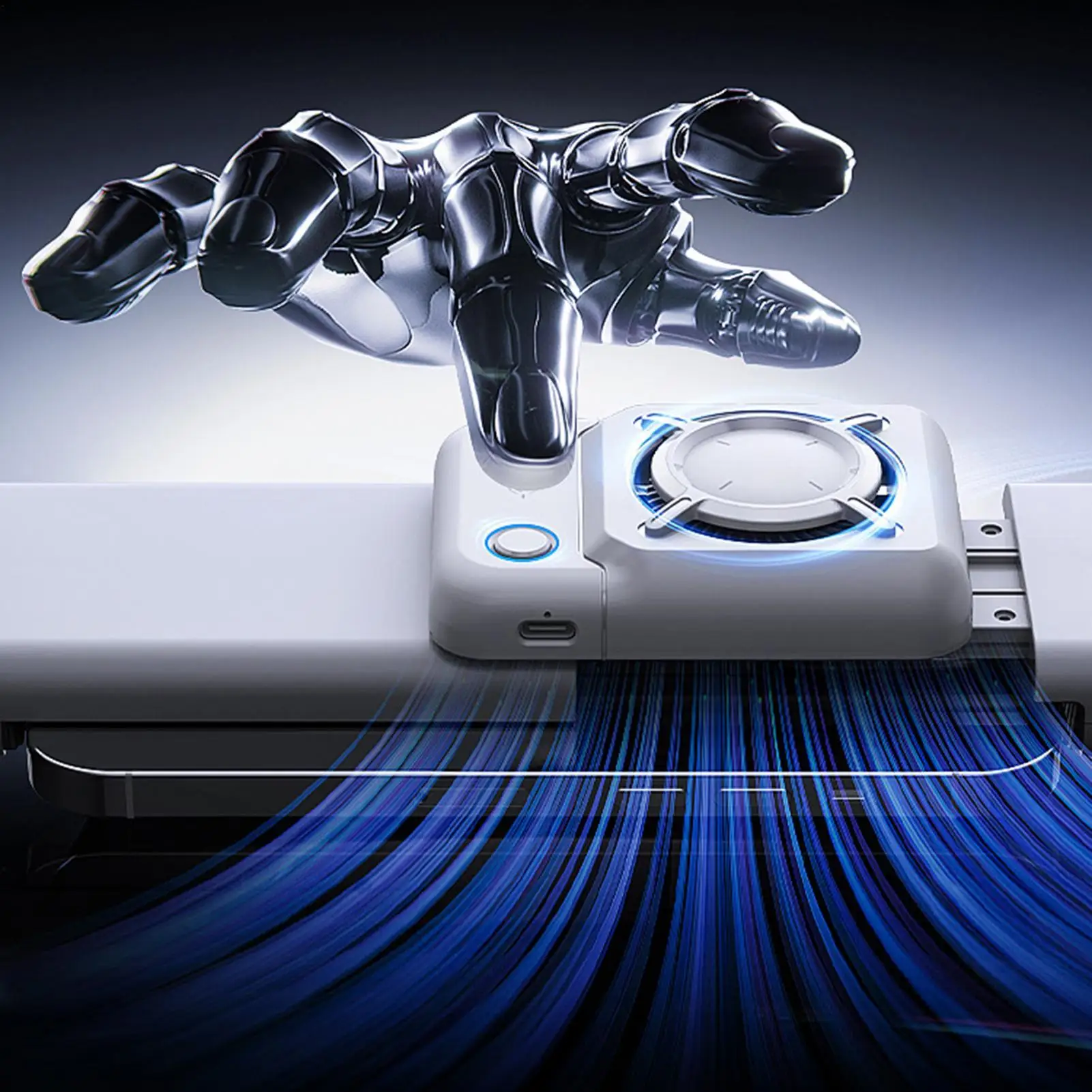 

Для MEMO S2/S3 радиатор с растягивающейся ручкой для растягивания геймпада, растягивающийся игровой ручкой, кулер с тремя передачами, регулируемый низкий уровень шума