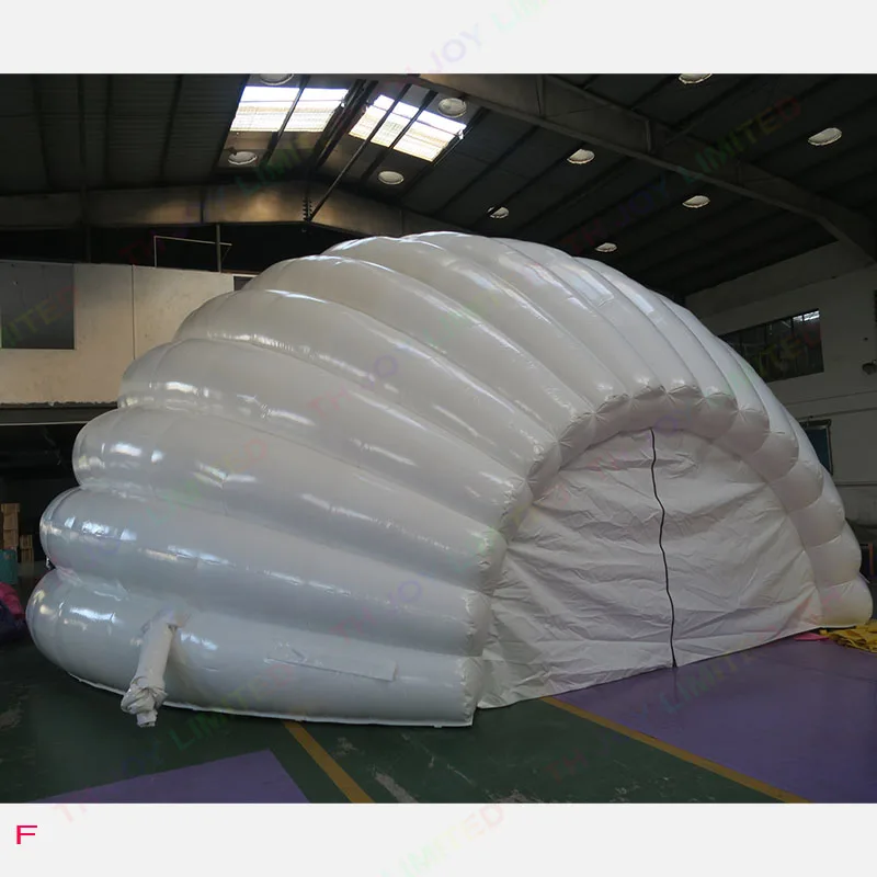 8m Inflatable Shade Tent Outdoor White Inflatable Shell Tent For Wedding Event Advertising And Commercial Exhibition Stage Cover