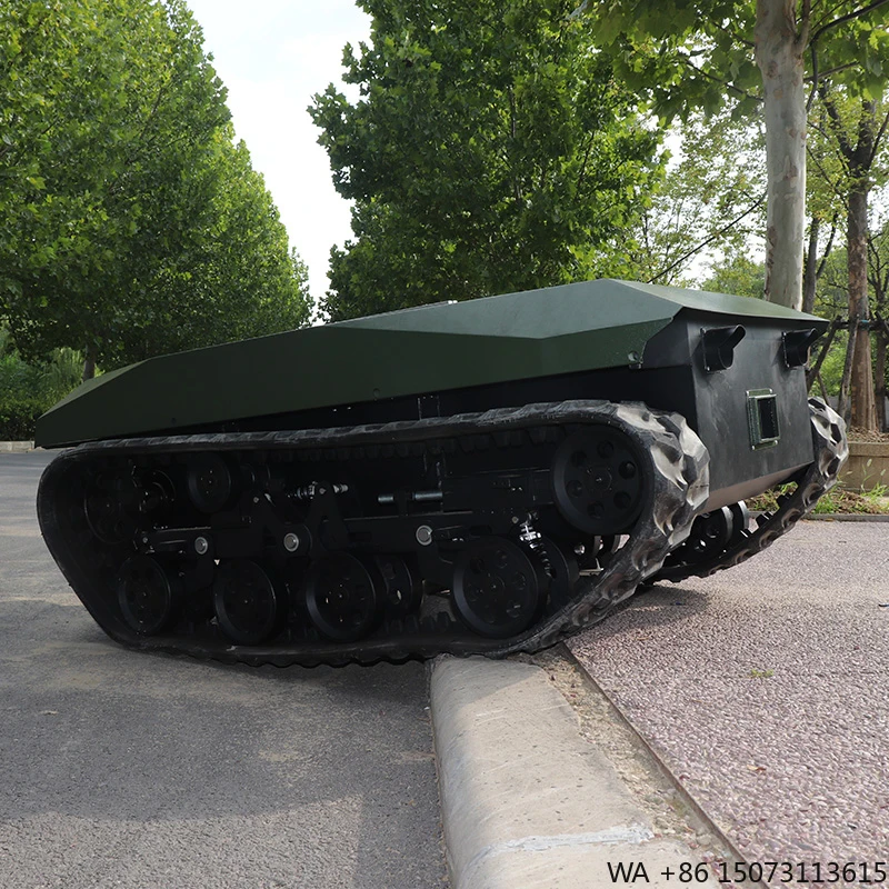 Customized Secondary Development Robot Chassis with Wide Load Platform, Designed for Heavy Transport and Logistics