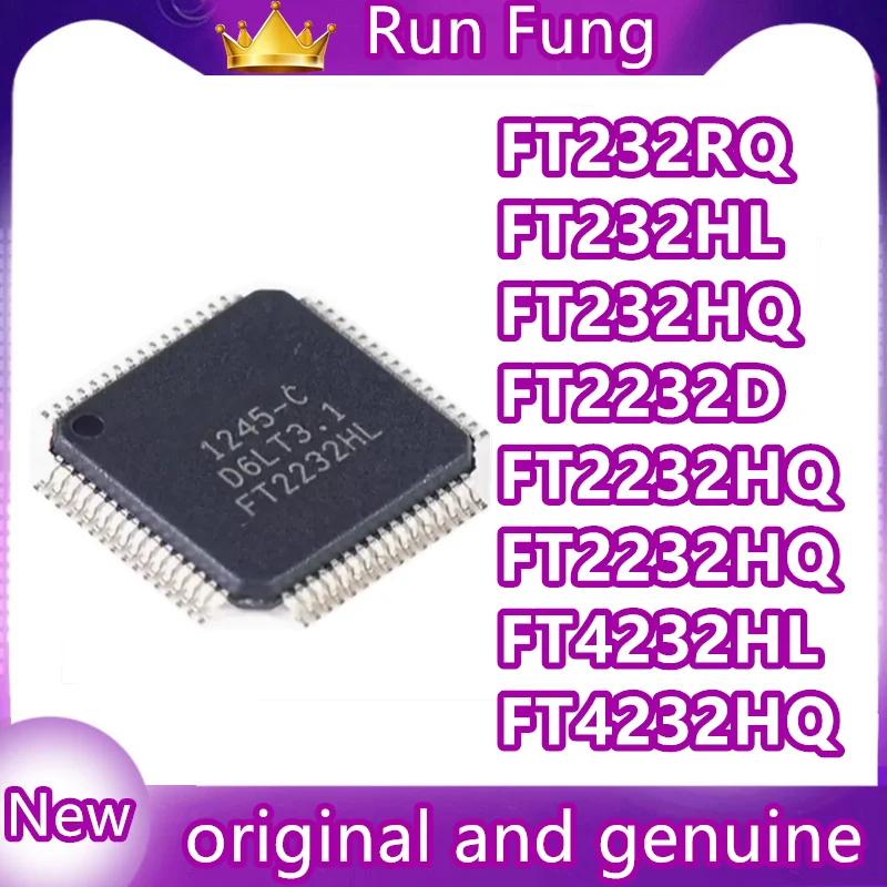 FT232RL FT232RQ FT232HL FT232HQ FT2232D FT2232HL FT2232HQ FT4232HL FT4232HQ Chips  1PCS/LOT
