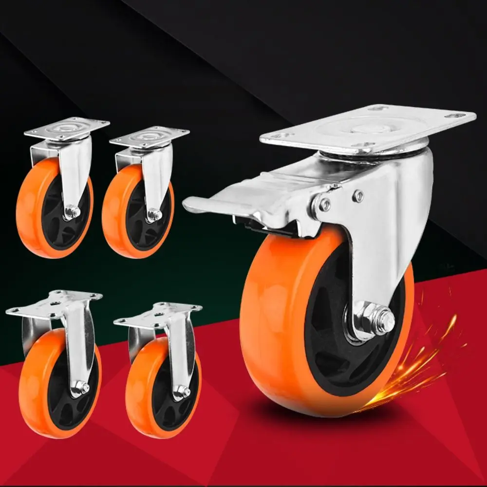 rodizios-giratorios-de-roda-de-3-4-5-''-blackheart-orange-face-rodizios-de-substituicao-de-eixo-duplo-sem-ruido-rodas-industriais-de-pvc