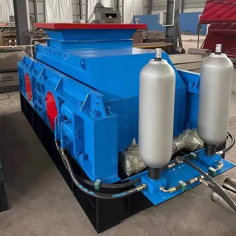 

Machine Hydraulic Stone Charcoal Slag Glass Pebble Roller Crusher Large Roller-Type Gypsum Sand