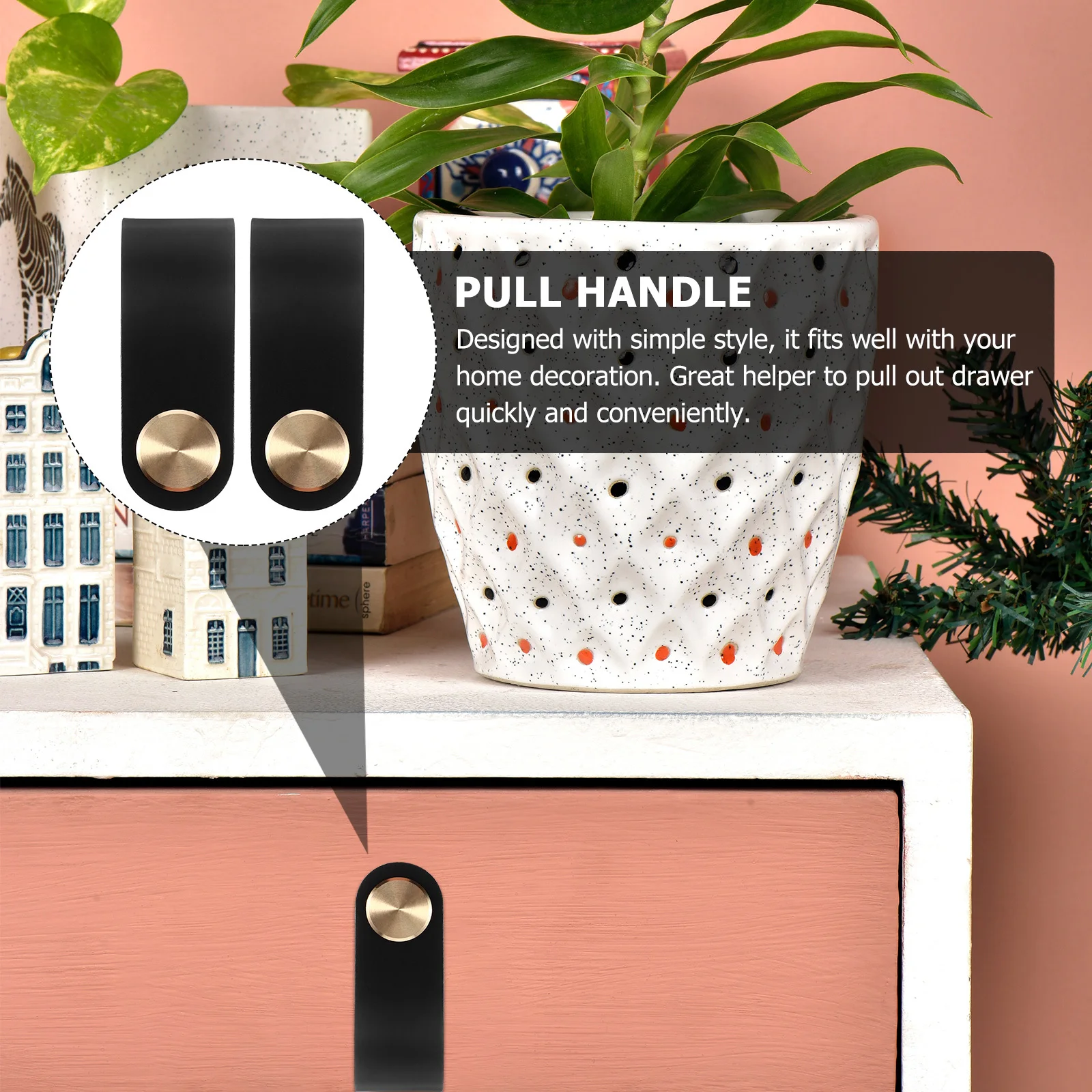 

2Pcs Cabinet Pull Handle Vintage Drawer Puller for Wardrobe Doors Cabinets Knobs Furniture Handles Pull Handle