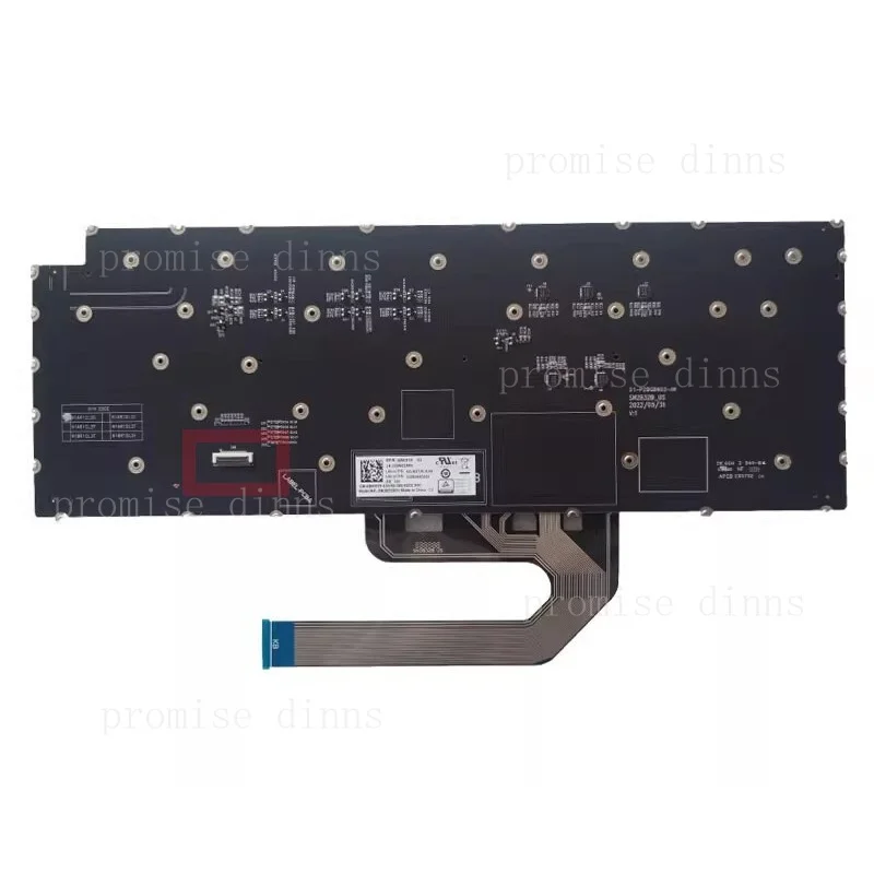 M for DELL ALIENWARE X14 X15 X16 X17 R1 R2 0WH5Y9 SG-B3720-XUA RGB Backlit Keyboard