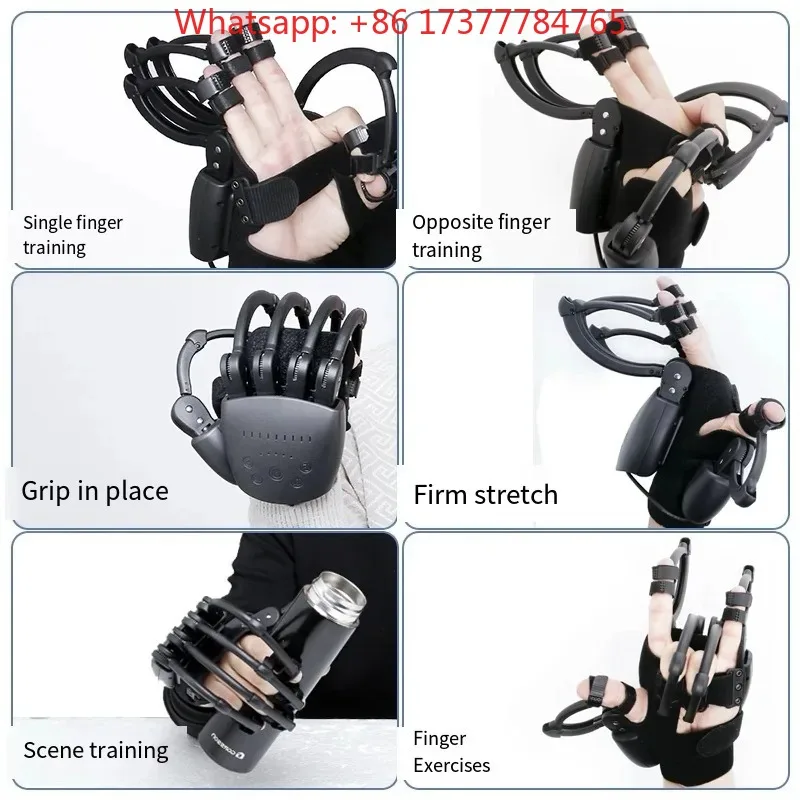 Electric Biomimetic Exoskeleton Gloves with Mirror Function - Mechanical Power for Rehabilitation Training And Sports