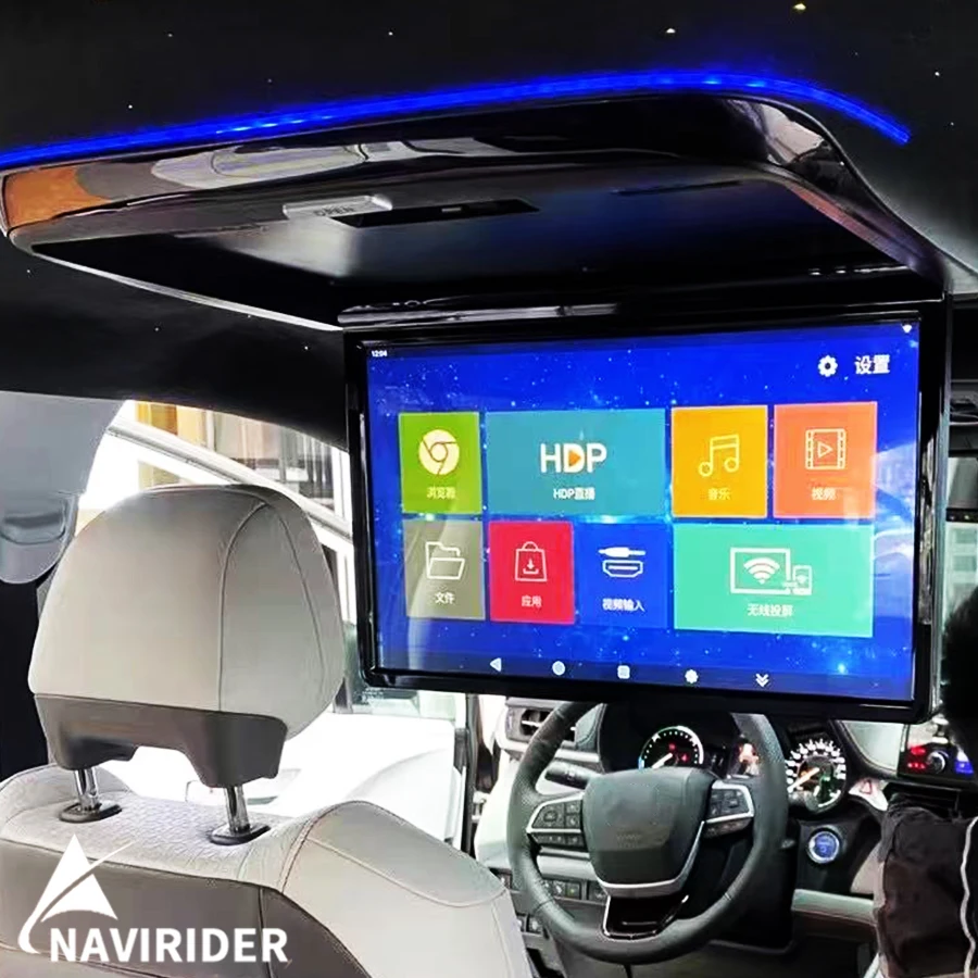 9/10.1/11.6/15.6/17.3/19/22inch Ceiling Monitor Multimedia Video Player Universal Roof Ceiling Monitor Car With HDMI Input SD