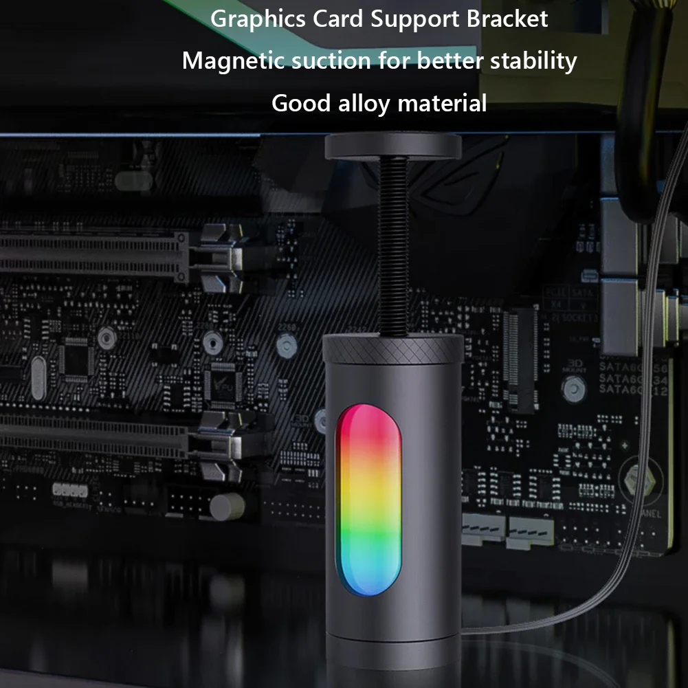 ARGB Graphics Card Brace GPU Support Bracket 5V 3Pin Universal Video Card VGA Graphics Card Holder Desktop PC Case Accessories