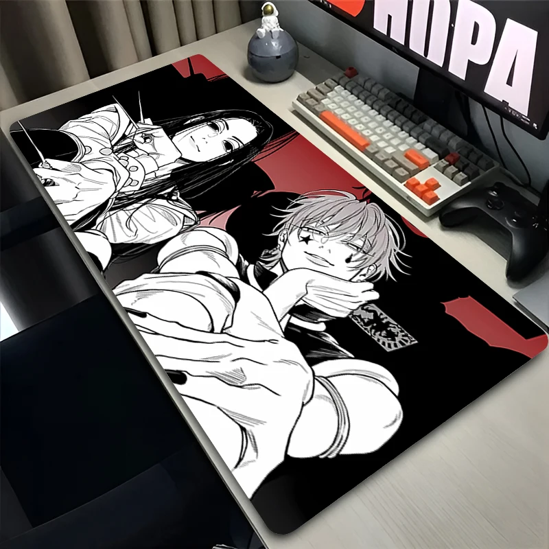 Cool Mouse Pad E-sports Players Mousepad Gamer Rubber Keyboard Pad H-hunter x H-hunter Office Computer Mouse Mat Anime Desk Mat