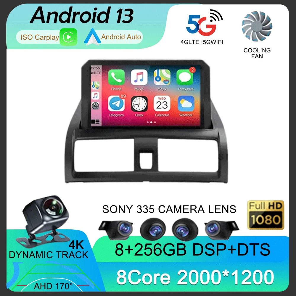 

Car Radio Player Android 14 For Honda Accord 7 VII 2002 - 2008 Carplay Stereo Head Unit GPS Navigation Car Multimedia Player 4G