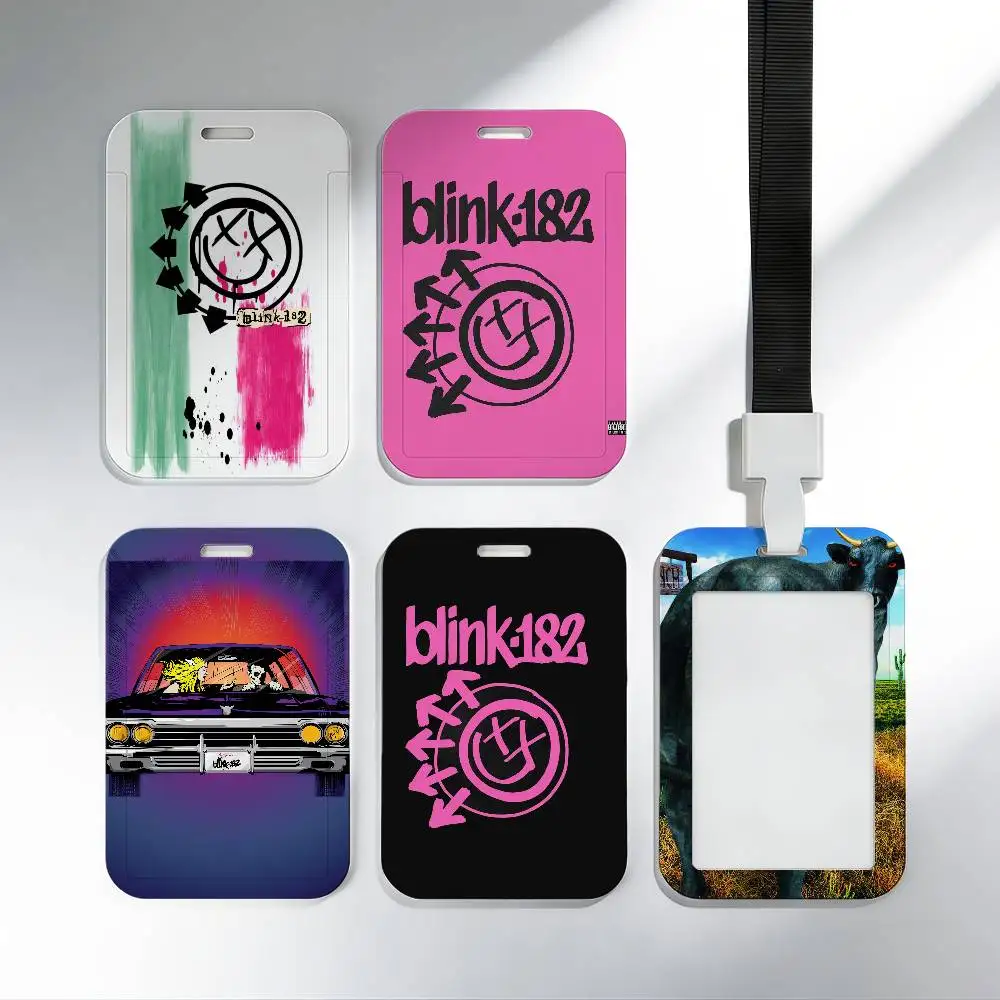 B-BLINK More Time Black One Lanyard Card – 182 Halter für Studenten-Esskarten und Campus-Ausweise, Schule