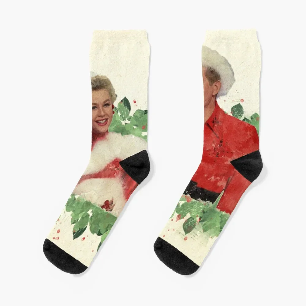 

Phil & Judy (White Christmas) Socks sports stockings Hiking boots Socks Men Women's