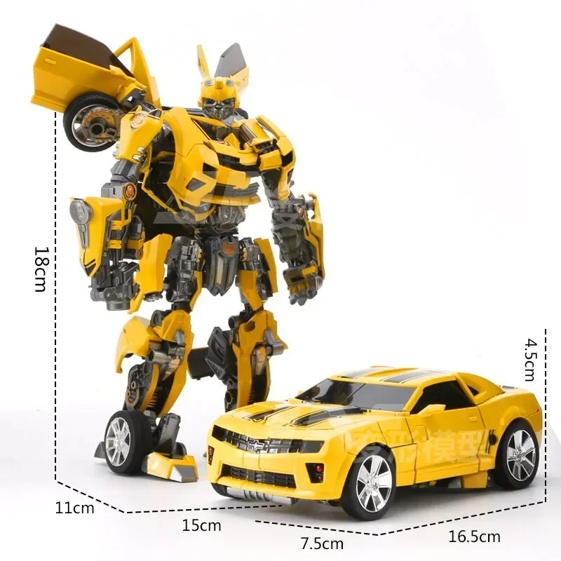 In Stock Transforming Toys Alloy Version Glaive M03 Bee W8053 Car Robot Boy Model Action Figures Collection Gifts Anime Figure