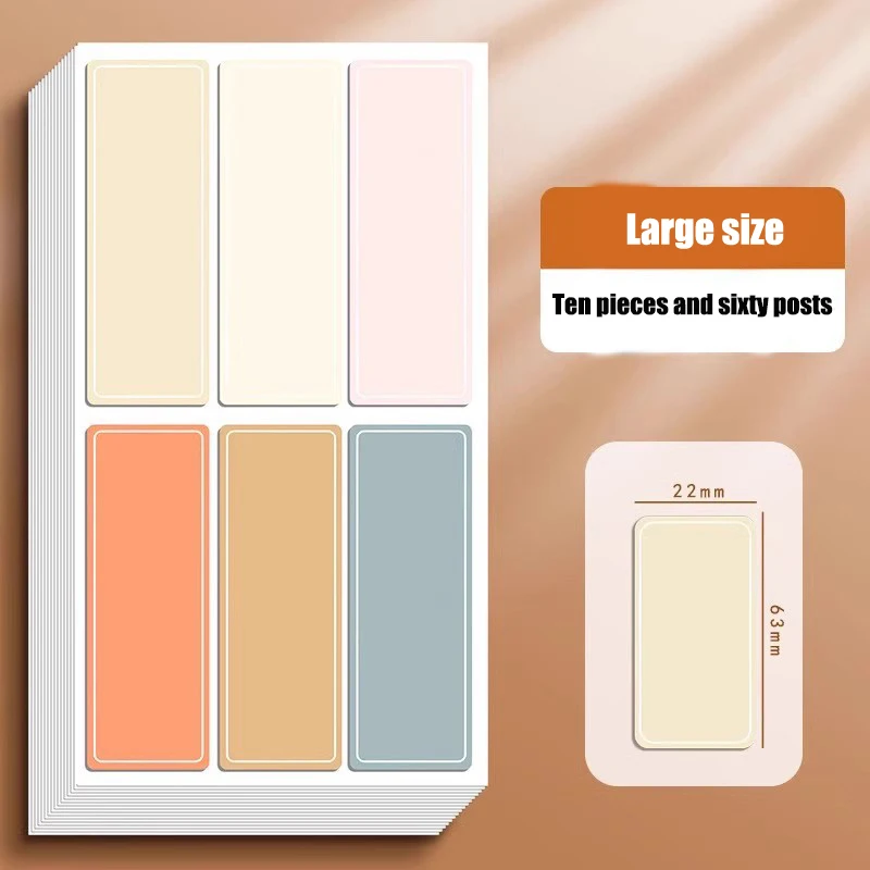 Gekleurde zelfklevende waterdichte etiketstickers Handgeschreven naamstickers Naamstickers Datumstickers Voedseletiketten