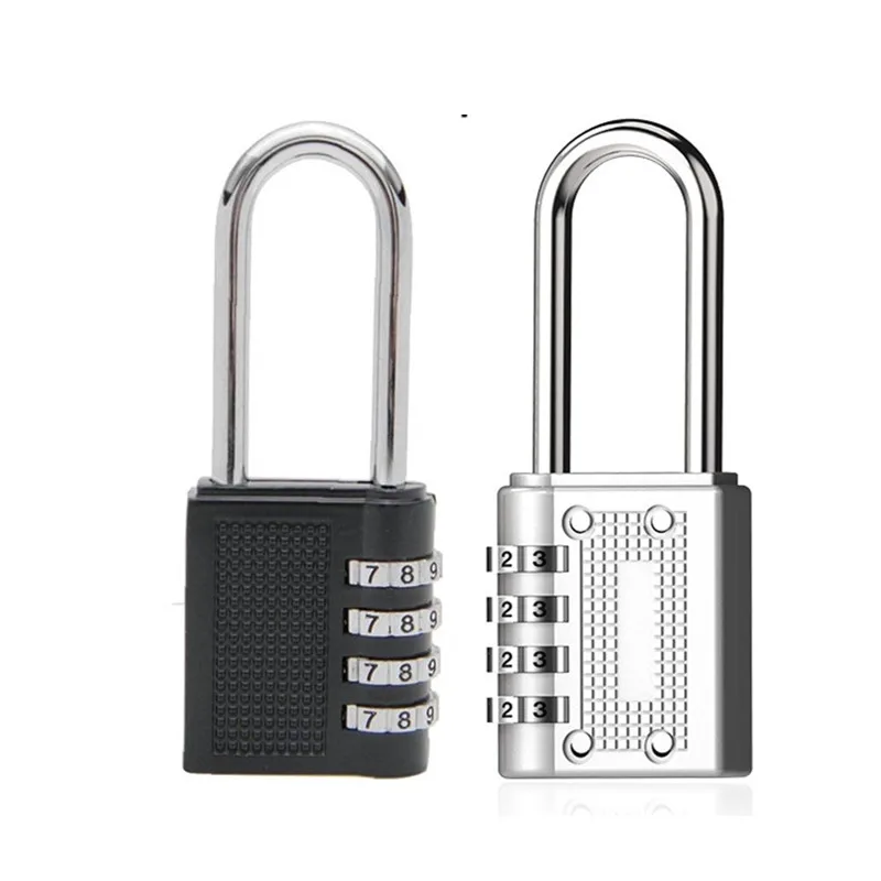 Hot-Selling Password Padlock, Long Hook Cabinet Password Lock, Suitable for Gym, Tool Box, Luggage, Fence Door Lock