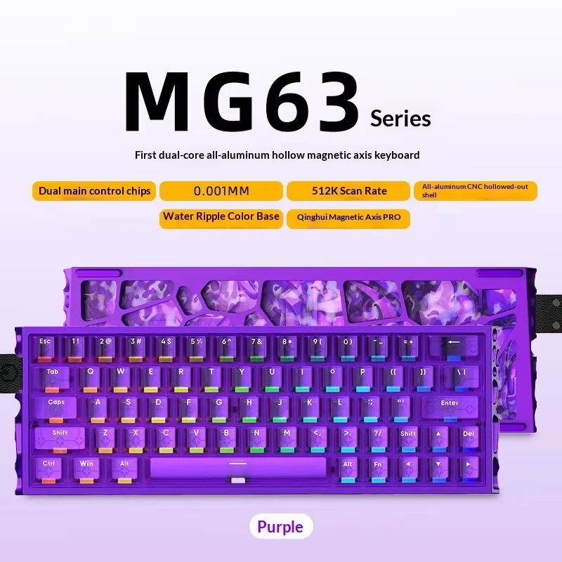 NEW IROK MG63 Magnetic Switch Keyboard Wired RT0.001mm 8000Hz