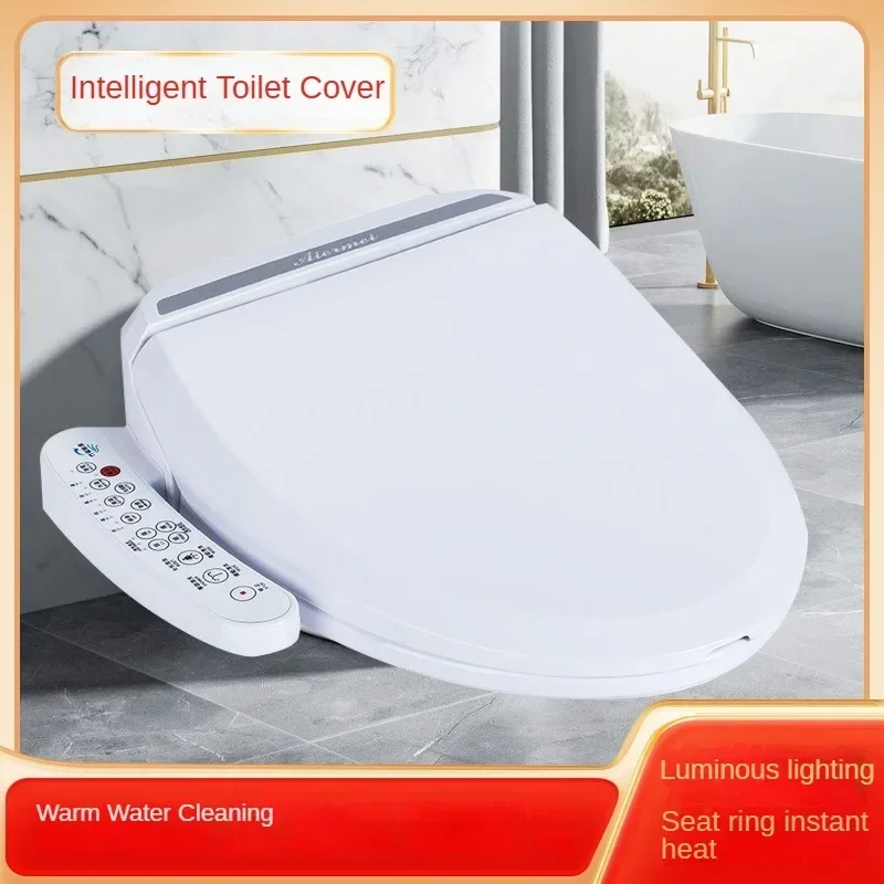 Smart Toilet Seat Cover with Automatic Heated Water and Self-cleaning Function