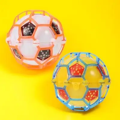 2 قطعة كرة الرقص المضيئة كرة القدم الكهربائية مع للأطفال في الأماكن المغلقة في الهواء الطلق لعب كرة القدم ترتد متعة الأطفال