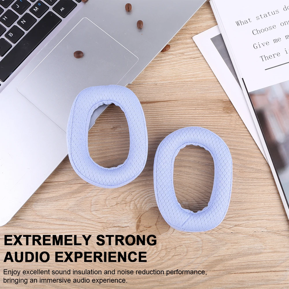 Almofadas de substituição para logitech G435, Capa de almofada para fone de ouvido sem fio, Manga Earmuff macia