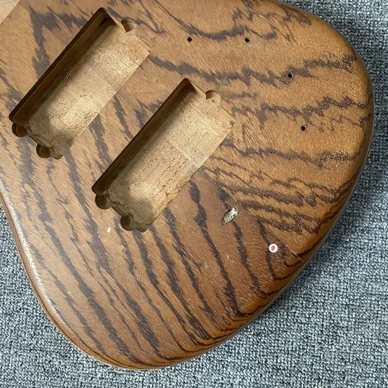 LB452 Active Bass Guitar DIY Bass Part Solid Mahogany+Solid Bocote for 5 or 6 String Electric Bass Replace - view 3