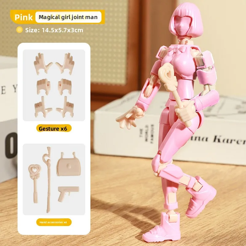 

Magical Girl Doll Children Toys 3D Jointed Movable Articulated Action Dummy Doll Ornaments Anime Decora Toys for Girls Kid Gifts