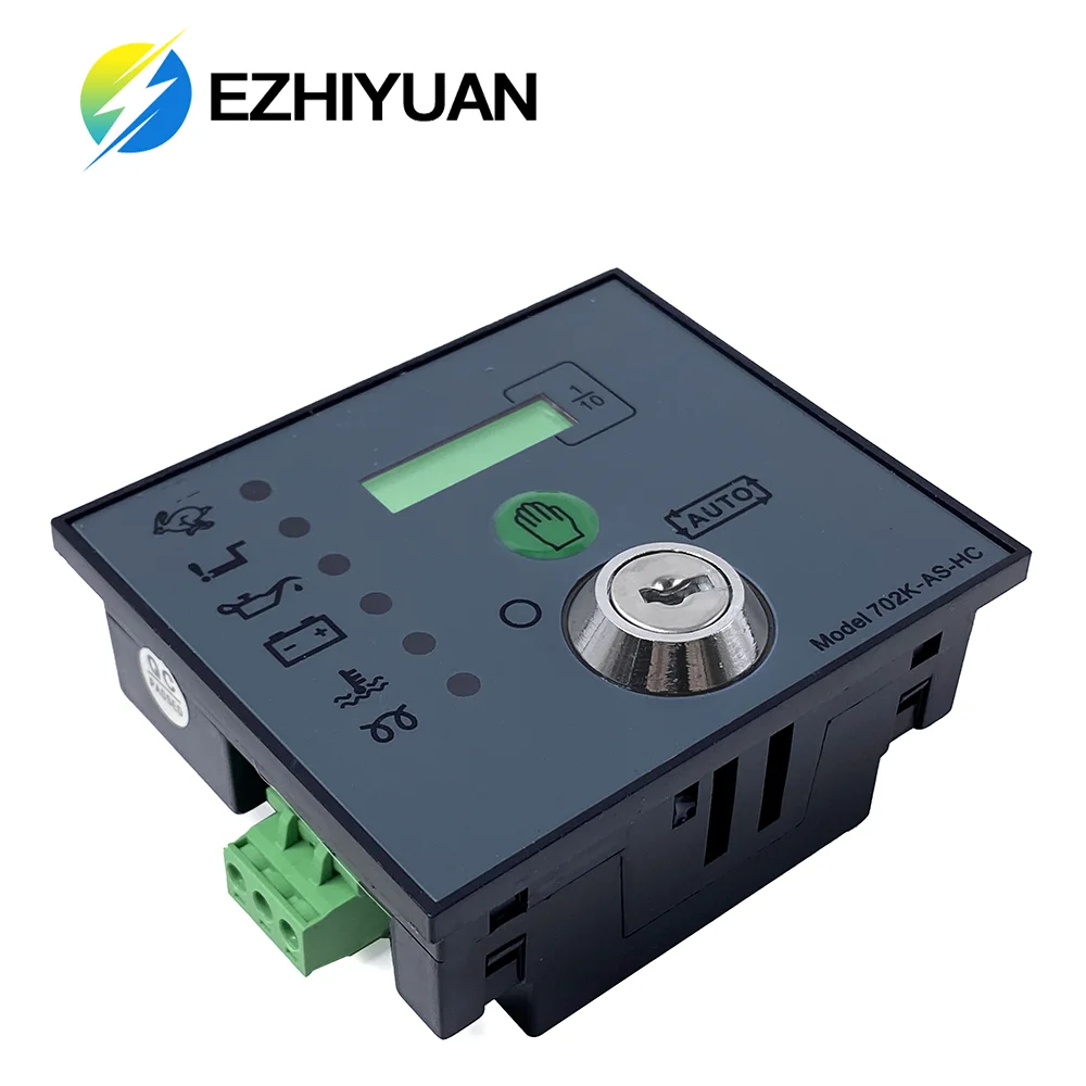 DSE 702K-AS 702AS مفتاح بدء وحدة التحكم مولد الديزل لوحة تحكم قبل الحرارة وظيفة المولد لوحة تحكم إلكترونية