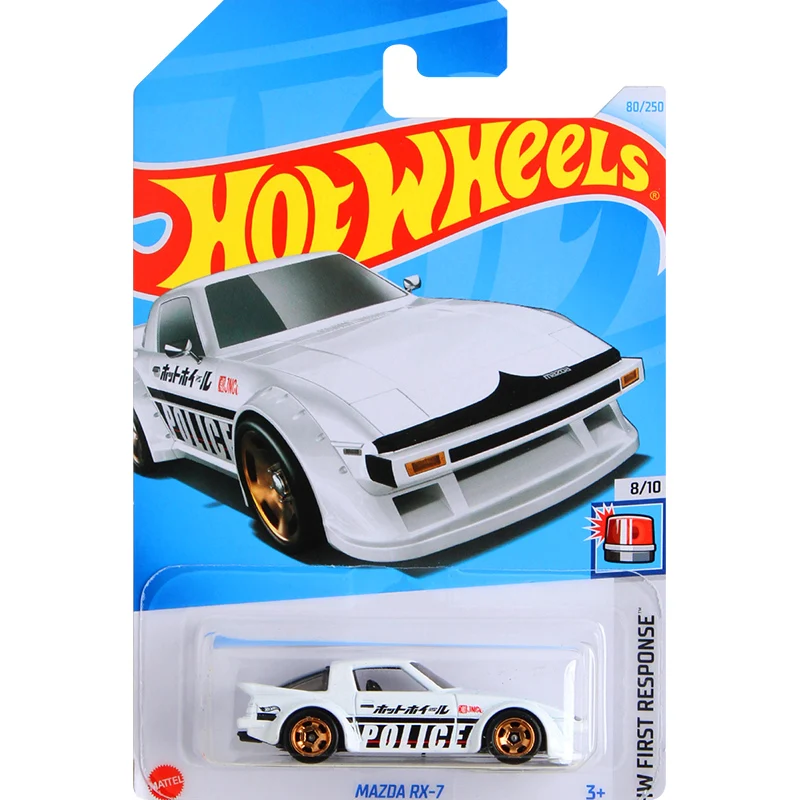 HotWheel 1:64 MAZDA RX-7 Alloy Classic Sports Car Model Diecasts Metal Track Racing Car Vehicles Model Simulation Kids Toys Gift