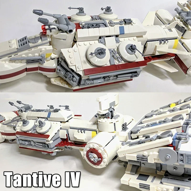 1792PCS 탄티브 IV 반란군 블랙데일러 모델 MOC 빌딩 블록 벽돌 맞춤 선물 장난감 어린이 선물 어린이 우주 전쟁