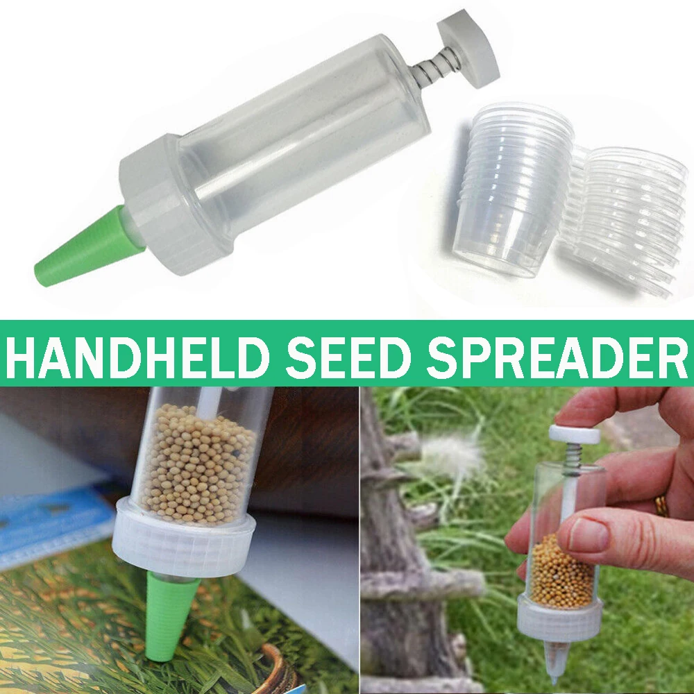 

Forest Gardening Supplies Mini Seeder Sowing DispenserSeed Spreader Planter Seeder Tool Mini SowerSeed