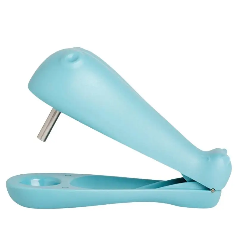 Cute Whale Shaped Cherry Pitter With Stainless Steel Corer Easy Grip Handle For Home Kitchen Jam Making Tool