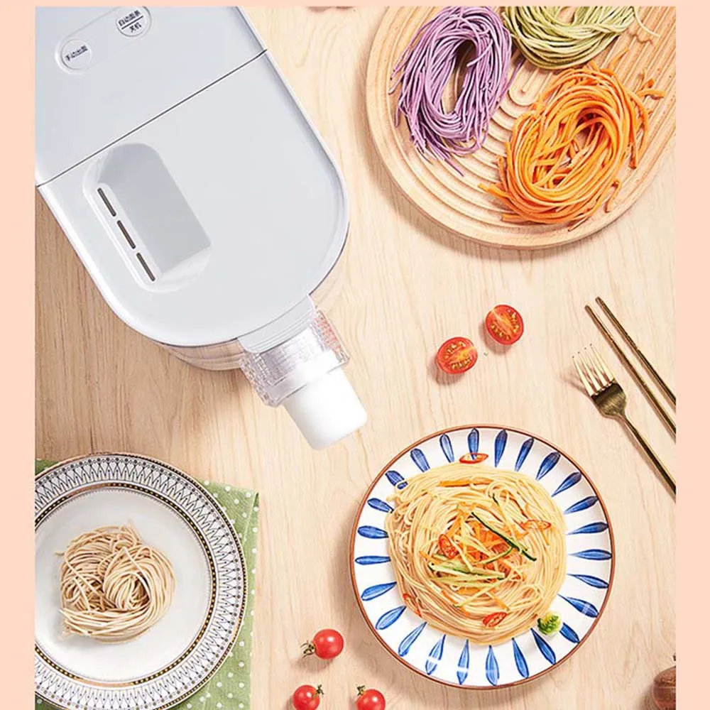 Máquina de Pasta eléctrica inteligente, fabricante de fideos completamente automático, máquina de prensado de masa para el hogar, Mesin Pembuat Mie