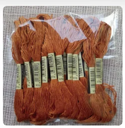 10PCS/LOL Set Cross Stitch Thread Embroidery Floss For Beginners DIY Craft Bracelet Craft8M Skein No Repeat Rainbow  976-