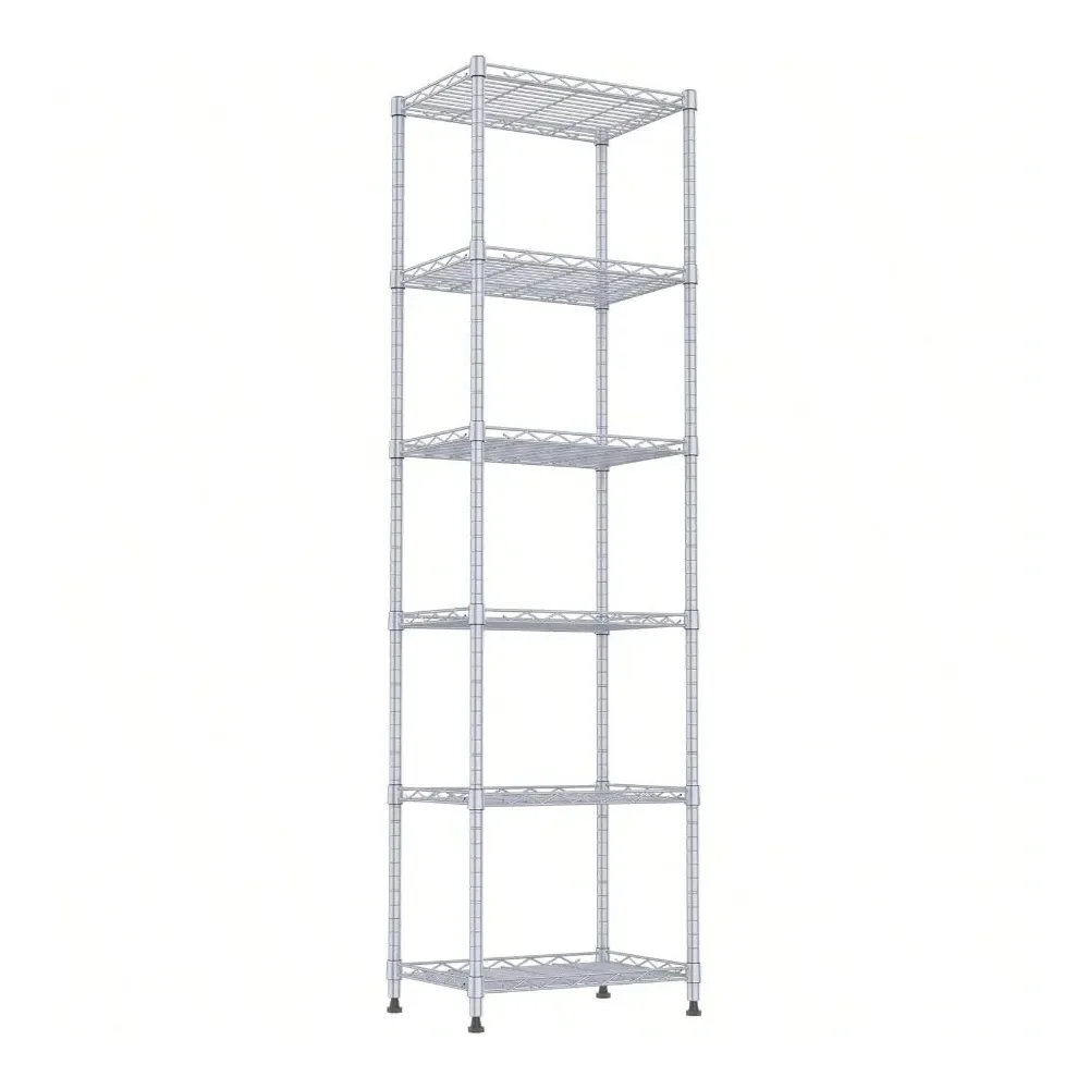 

Garage Shelving Storage Shelf Shelves Wire Shelving Steel Storage Rack Adjustable Unit Shelves For Laundry Bathroom Kitchen Pant