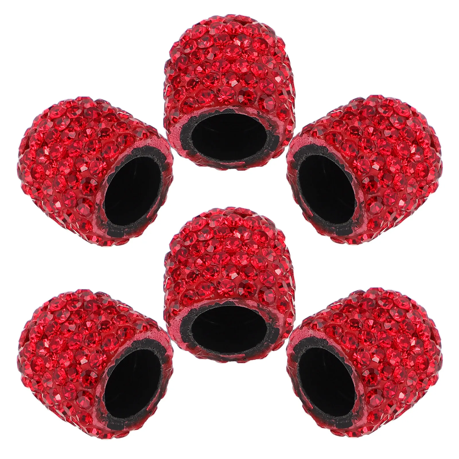 6Pcs Rhinestone Tire Valve Stem Caps Full Diamond Bling Car Accessories Universal Fit for Cars Trucks Motorcycles Bikes