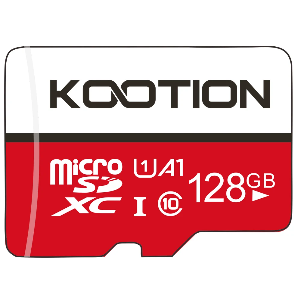 KOOTION Micro TF SD Card 128GB 64GB 32GB 16GB Flash Memory Card U1 Class 10 Mini SD Card TF Memory Flash Card for Phone/Computer