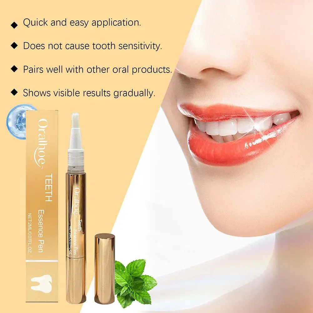 

Toothpaste Pen Teeth Whitening Gel Tooth Stain Remover Repair Whitening Smoke Cleaning Oral Stain Gum Care Essence Dental Q2I7