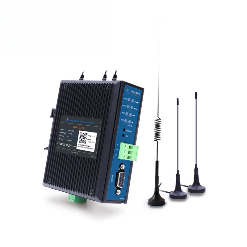 

USR-LG210 LoRa Wireless Gateway - RS232/485, Remote Network Acquisition, 4500m Data Transmission, Industrial-Grade