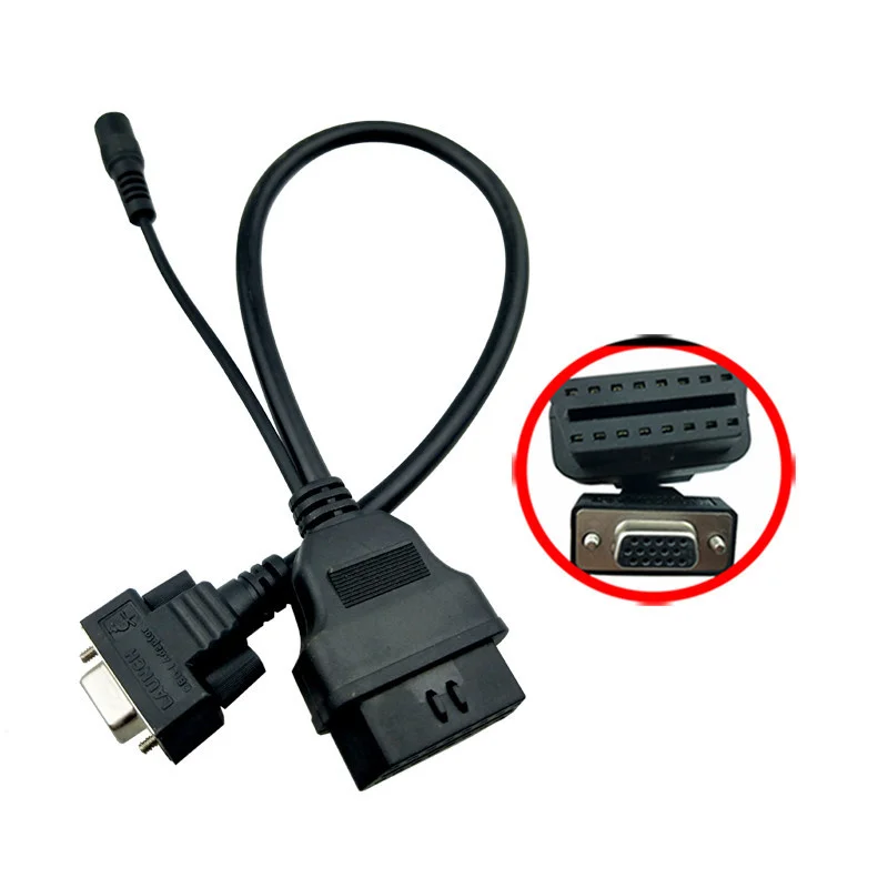 2023 New OBD To 15pin Connector Adapter Cable For Launch X431 PRO/PRO3S X431PRO,PRO3,IV,3G,PAD,PADIII Bluetooth