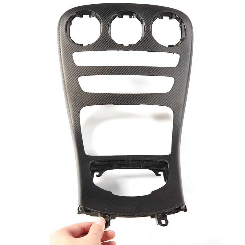 เหมาะสำหรับ C43 C63 C-Class รถสองประตู คูเป้ อุปกรณ์ตกแต่งภายในคาร์บอนไฟเบอร์แบบด้าน