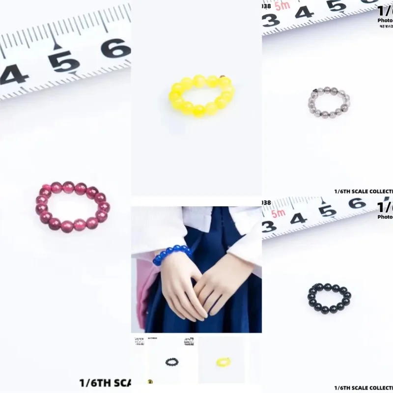 

1/6 Scale Mini Stone Bracelet Covering Wristband Model for 12in Female Soldier Action Toy Figures Accessories Hobbies Doll