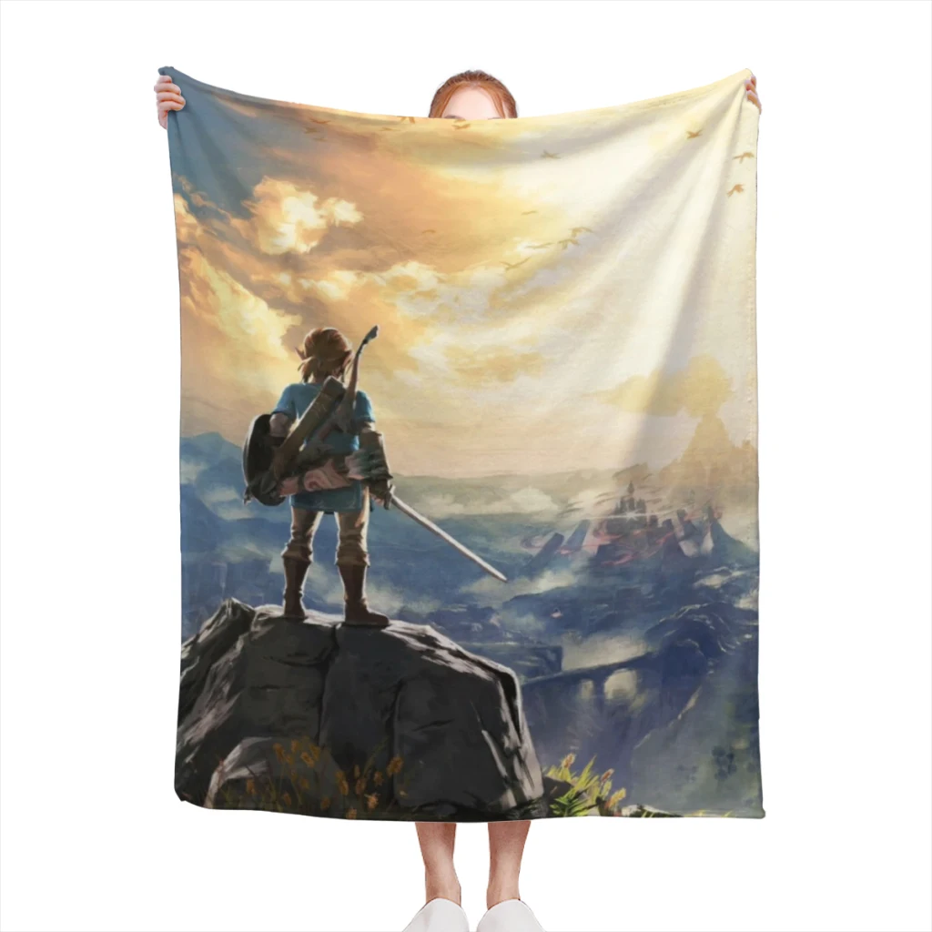 

Z-Zzelday Medium Blanket Comforter Flannel Soft throw Blankets Warm Home and Decoration