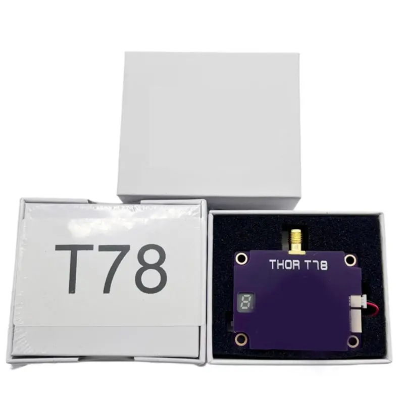 NEW HOT In Stock-THOR T78 3W For Drone FPV Video Transmitter 7.2G-8Ghz Long Range VTX Wireless Telemetry