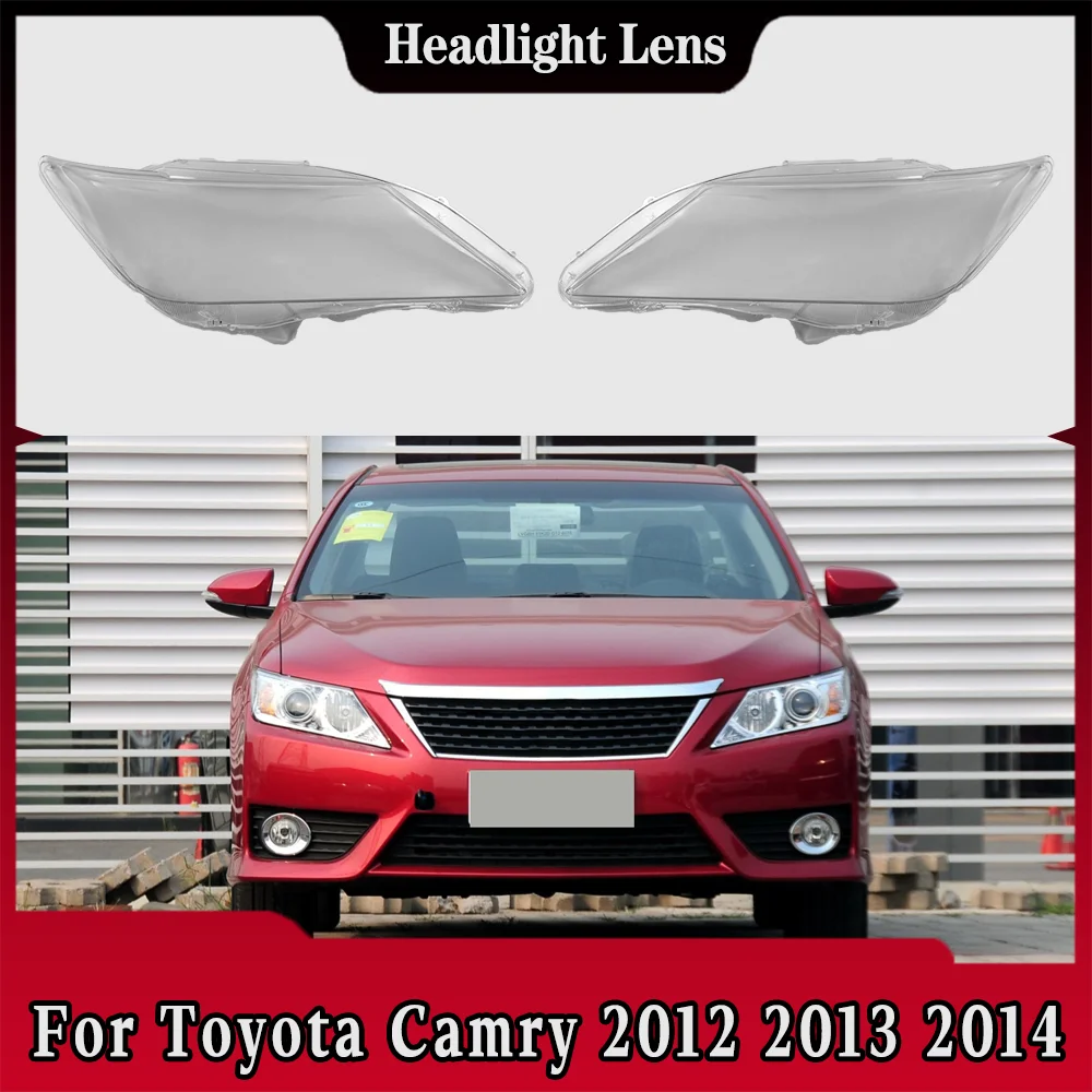

Стекло передних фонарей автомобиля для Toyota Camry 2012 2013 2014, автомобильные аксессуары, чехол для фар, стекло для линз, автомобильные детали