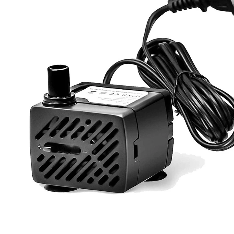 Bomba de agua sumergible de 3W y 220V, dispositivo generador de ondas ultrasilencioso para pecera, fuente hidropónica con cable de alimentación con