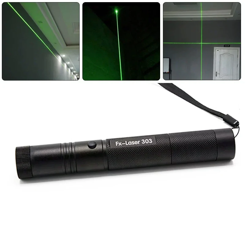 

Portable 532nm 400mW Green Dot Line Cross Laser Module Handheld Locator