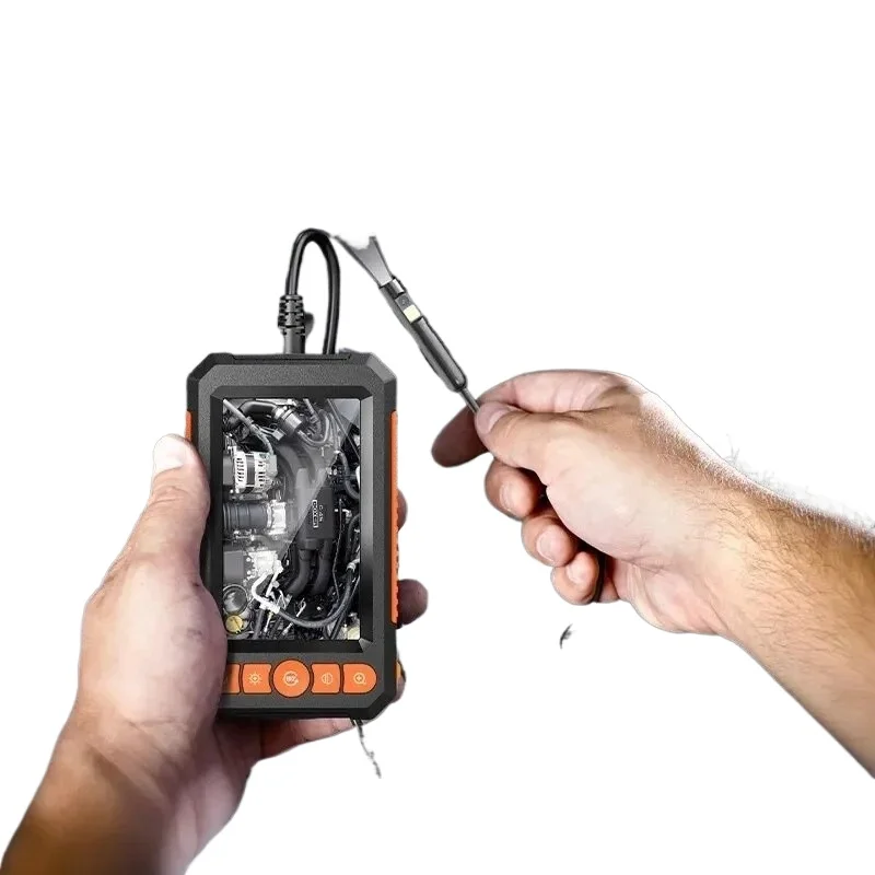 

Popular New Product with Display Screen 4.3 Inch Dual Camera Endoscope Industrial Auto Repair Pipe Camera
