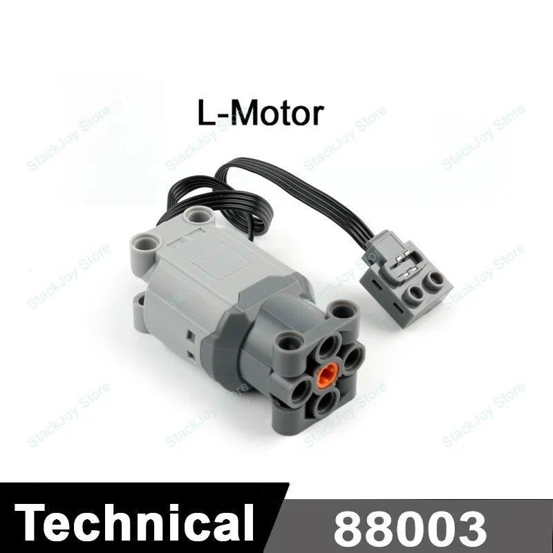 MOC Zugmotor-Kit Servo, Batteriekasten, IR-Fernbedienung, LED-Leuchten, Leistungsfunktionen, Teile für intelligente technische Bausteine-Kreationen