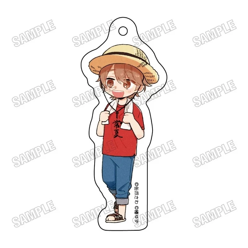 Hot 6cm Anime Bag Acrylic KeyRing Anime Minato's Laundromat Cell Phone Pendant  As A Gift For Fans Exquisite Product Keychain