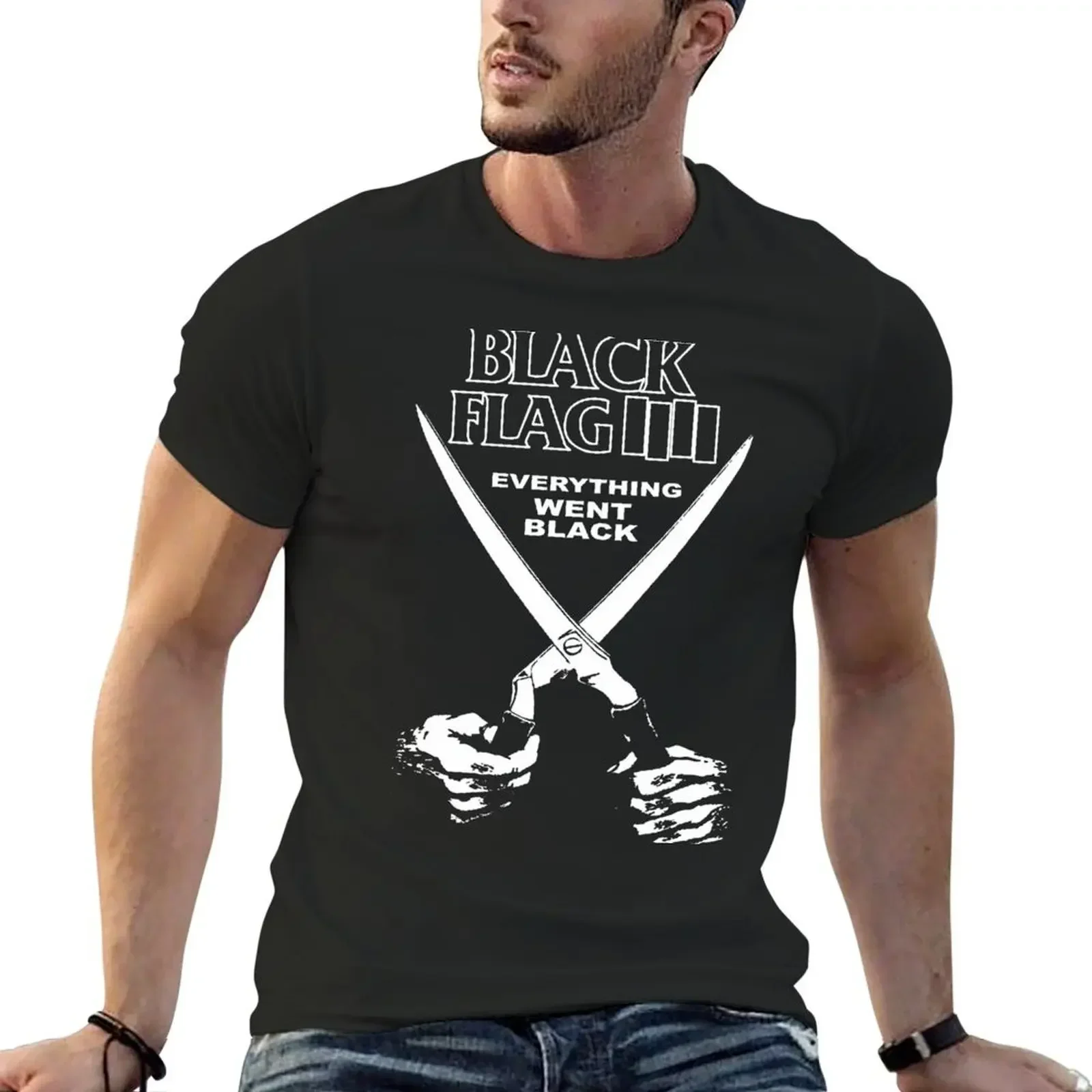 BLACK FLAG T-Shirt anime t shirts cute tops custom shirt mens white t shirts